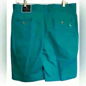 Tailorbyrd Collection NWT flat front, aqua men’s shorts. Size 32